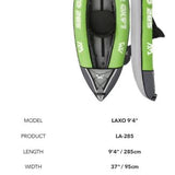 AQUAMARINA LAXO 1 PERSON INFLATABLE KAYAK LAXO-285