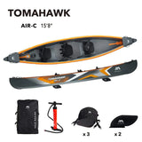 AQUA MARINA INFLATABLE KAYAK TOMAHAWK 3 PERSON AIR-C