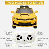 2023 Chevy Camaro 12V DELUXE Kids Ride On Car with Remote Control