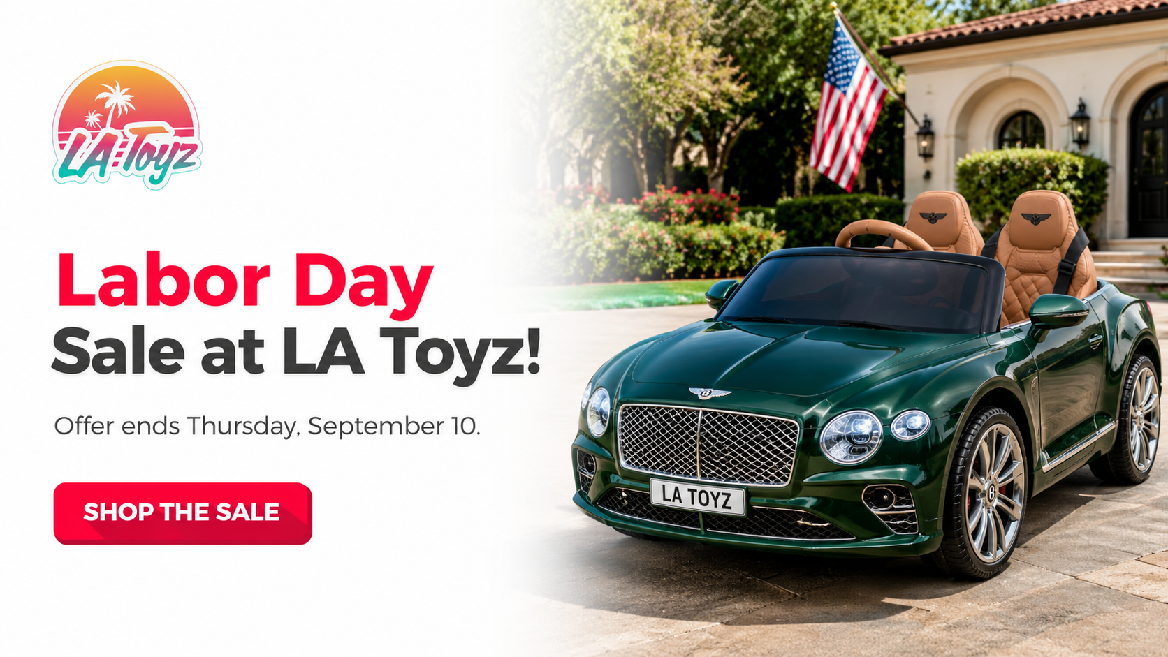 Labor Day Sale at LA Toyz: Save 5% Storewide Through Thursday