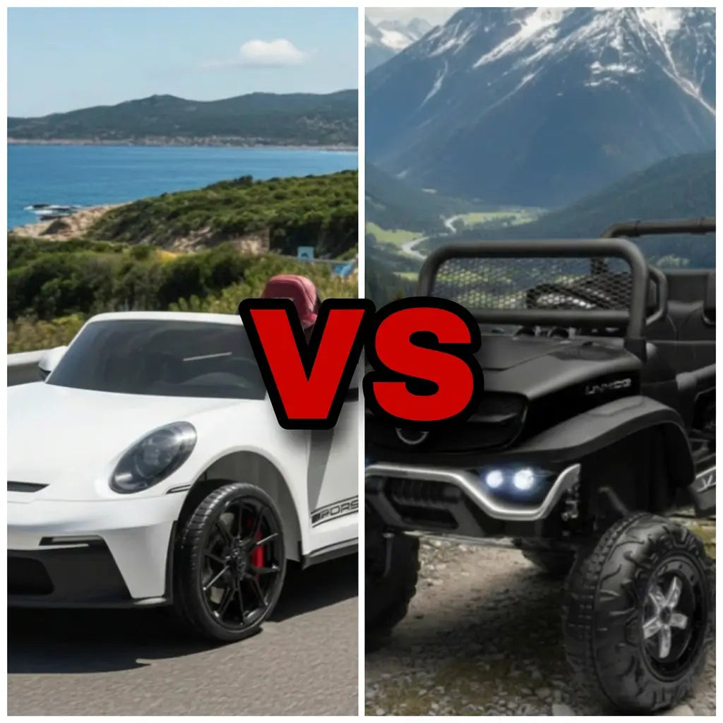 Porsche vs. G-Wagon: Which 2-Seater Kids Ride-On Car Is Right for Your Child?
