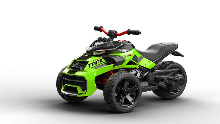 2026 24V Spider 2 Seater Ride-On 3 Wheel Motorcycle