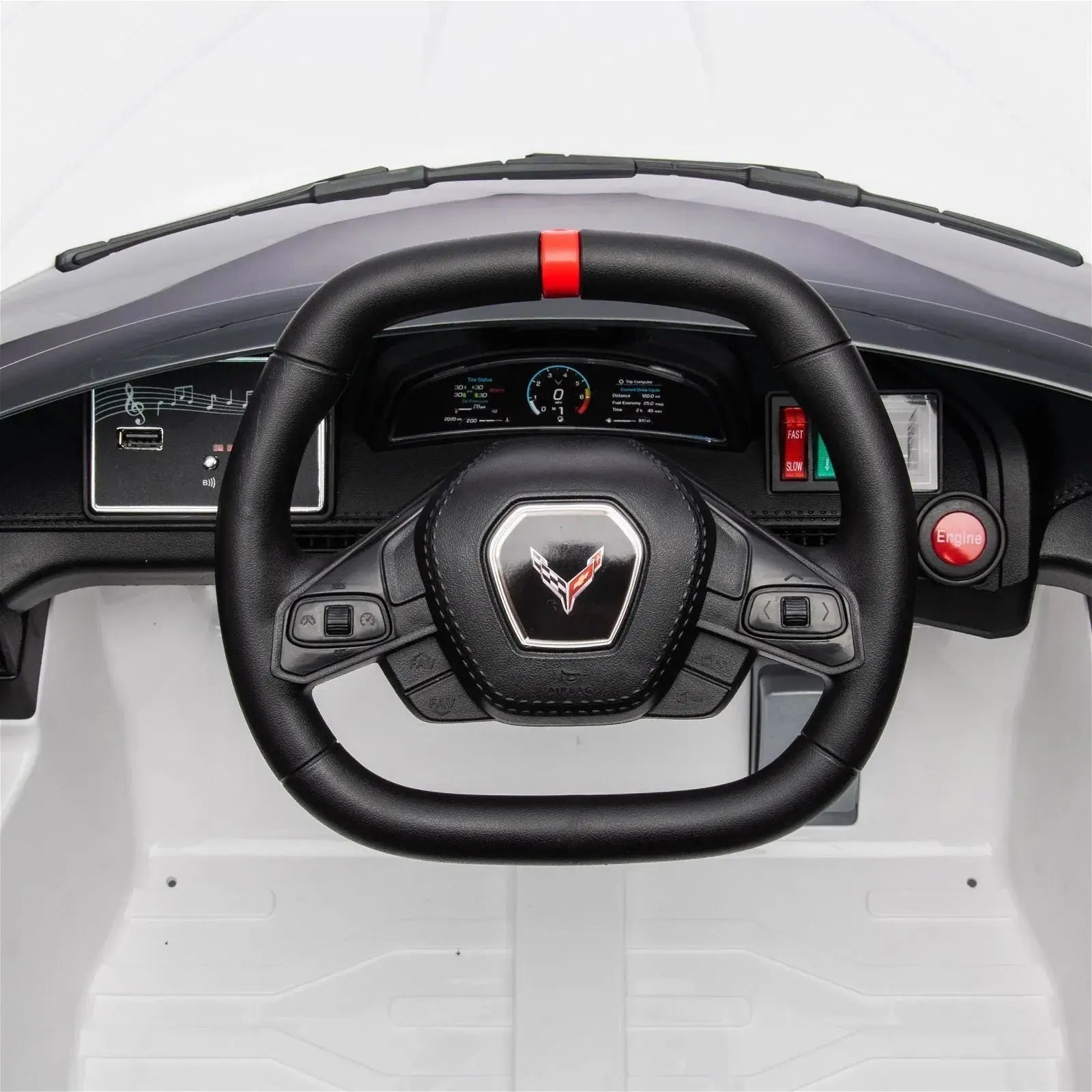 2026 Chevrolet Corvette C8 Stingray 12V Kids Ride On Car with Remote Control