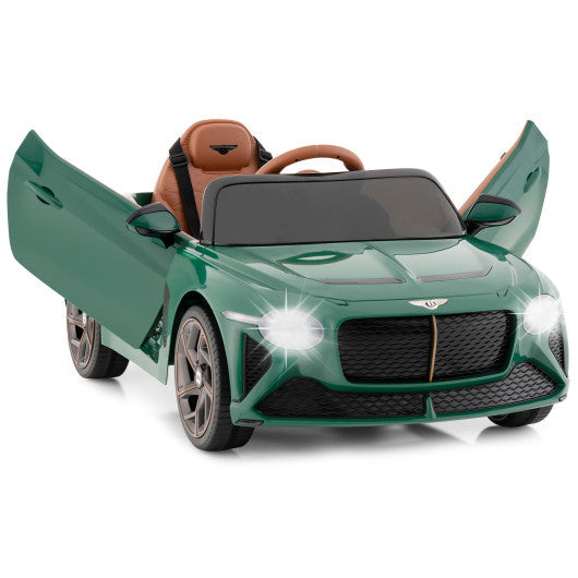 12V Officially Licensed Bentley Bacalar Ride-On Car with LED Lights, Music, Remote