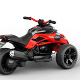 2026 24V Spider 2 Seater Ride-On 3 Wheel Motorcycle