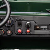 2026 24V LA Toyz Military Willy Truck 3 Seater Kids Ride On Car