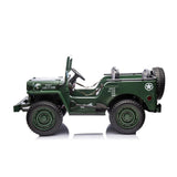 2026 24V LA Toyz Military Willy Truck 3 Seater Kids Ride On Car