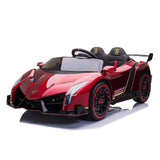 2026 24V 4x4 Lamborghini Veneno style 2 Seater Kids Ride On Car with Remote Control