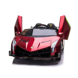 2026 24V 4x4 Lamborghini Veneno style 2 Seater Kids Ride On Car with Remote Control