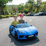 2025 24V Chevrolet Corvette C8 2 Seater DELUXE EDITION Kids Ride on Car with Remote Control