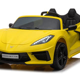 2025 24V Chevrolet Corvette C8 2 Seater DELUXE EDITION Kids Ride on Car with Remote Control