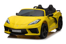Load image into Gallery viewer, 2025 24V Chevrolet Corvette C8 2 Seater DELUXE EDITION Kids Ride on Car with Remote Control