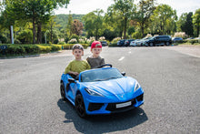 Load image into Gallery viewer, 2025 24V Chevrolet Corvette C8 2 Seater DELUXE EDITION Kids Ride on Car with Remote Control