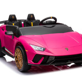 2026 24V Lamborghini Huracan 2 Seater Kids Ride On Car with Remote Control