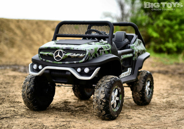 2026 24V Mercedes Unimog 2 Seater Kids Ride On Car with Remote Control