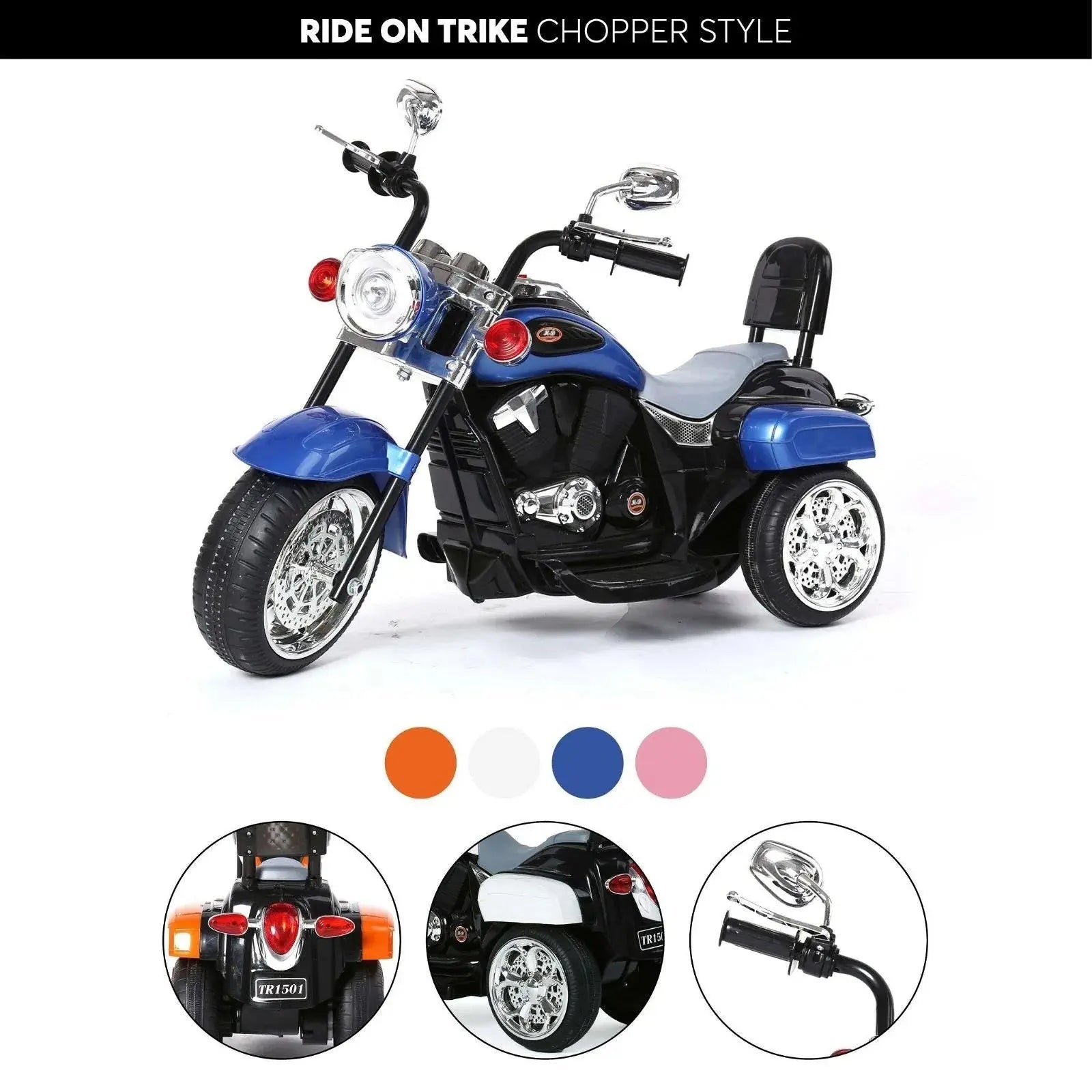 6V Chopper Style Kids Ride On Trike