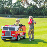 24V LA Toyz Fire Truck 2-Seater Ride on