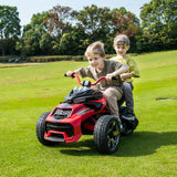 2026 24V Spider 2 Seater Ride-On 3 Wheel Motorcycle