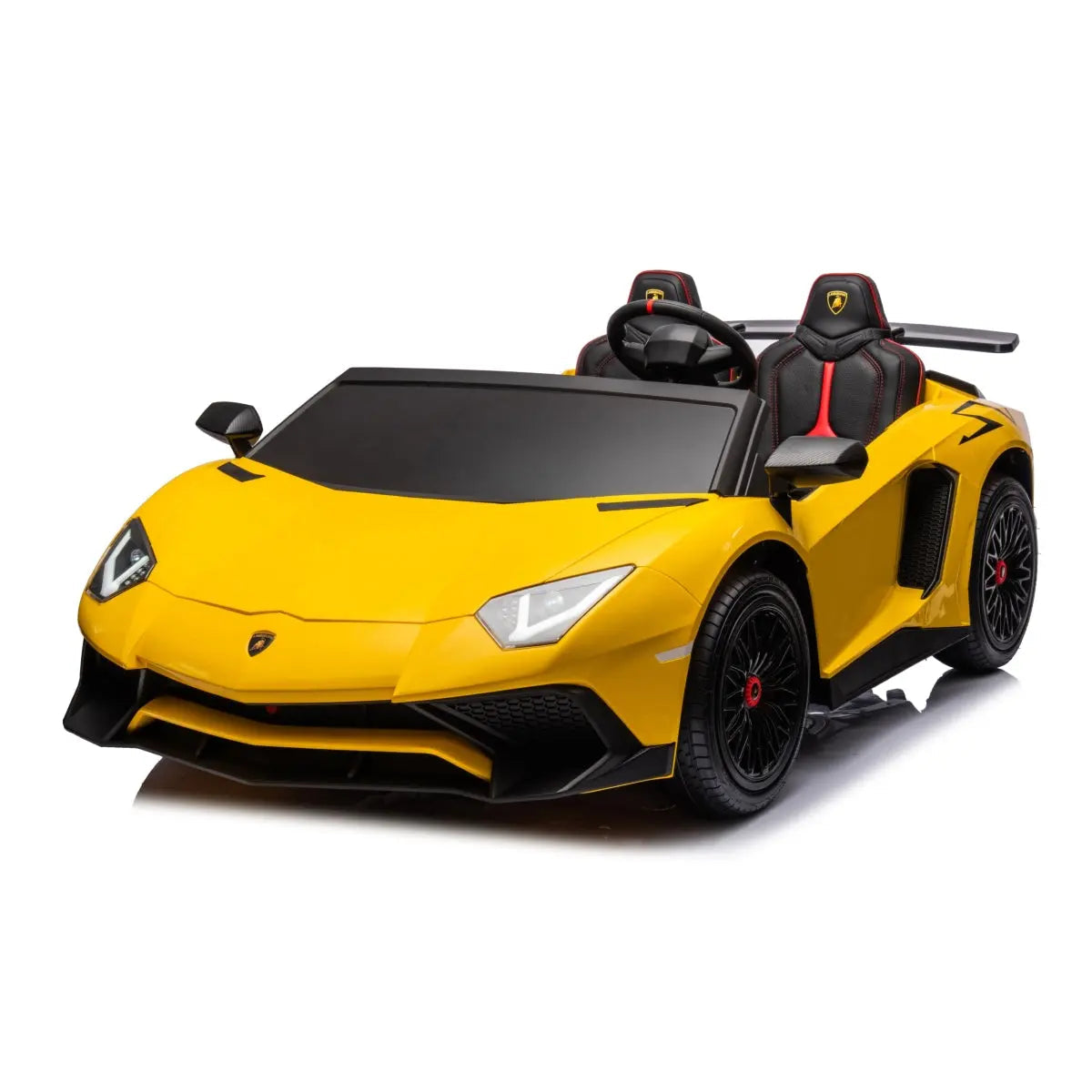 24V Lamborghini Aventador 2 Seater Ride On Car for Kids OR Adults: Advanced Brushless Motor & Differential for High-Octane Fun