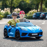 2026 24V Chevrolet Corvette C8 2 Seater Kids Ride On Car with Remote Control