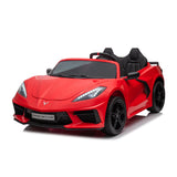 2026 24V Chevrolet Corvette C8 2 Seater Kids Ride On Car with Remote Control