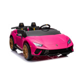 2026 24V Lamborghini Huracan 2 Seater Kids Ride On Car with Remote Control