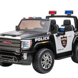 2026 24V GMC Sierra Denali 2 Seater Kids Ride On Car with Remote Control POLICE