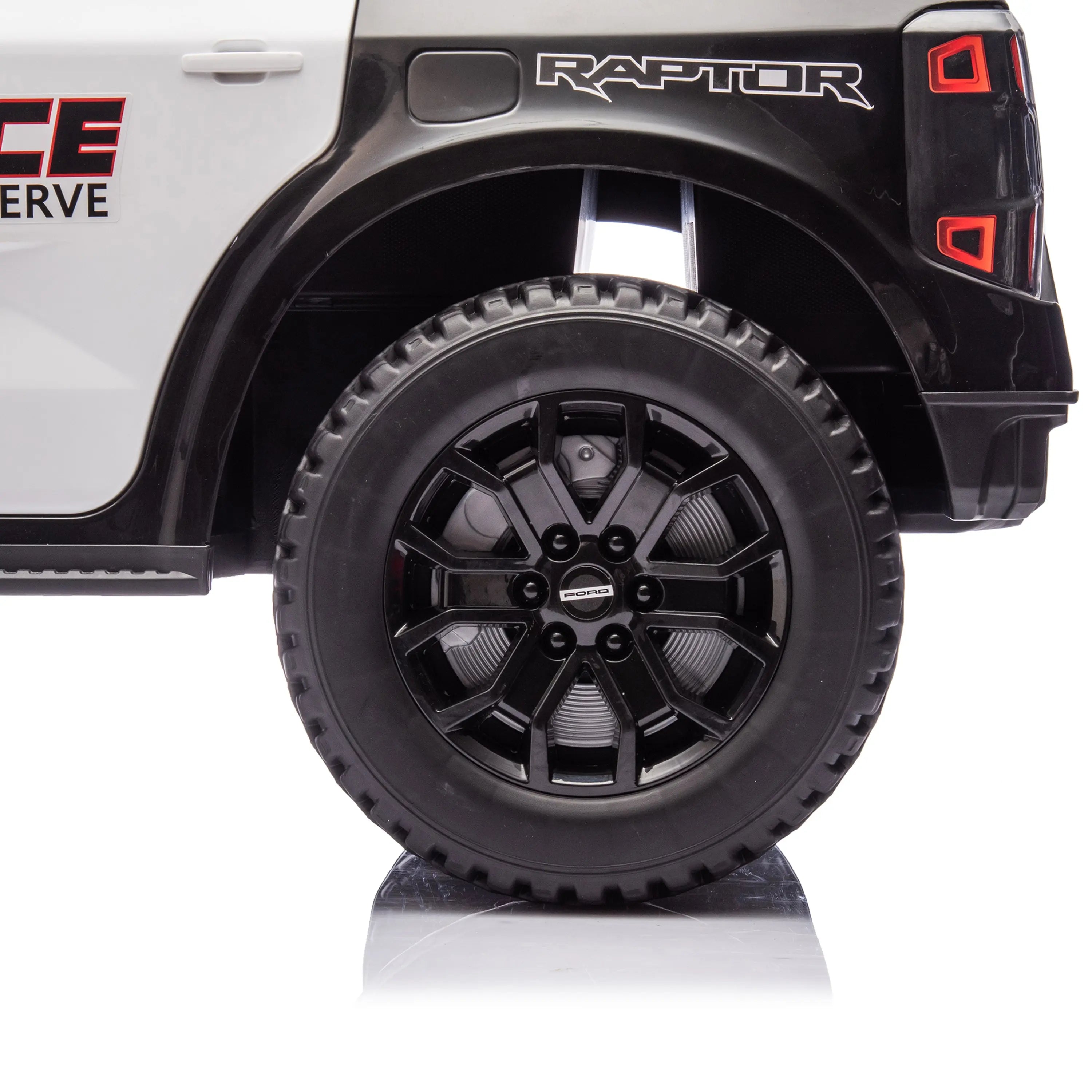 12V Licensed Ford Raptor Police Interceptor Kids Ride-On Truck