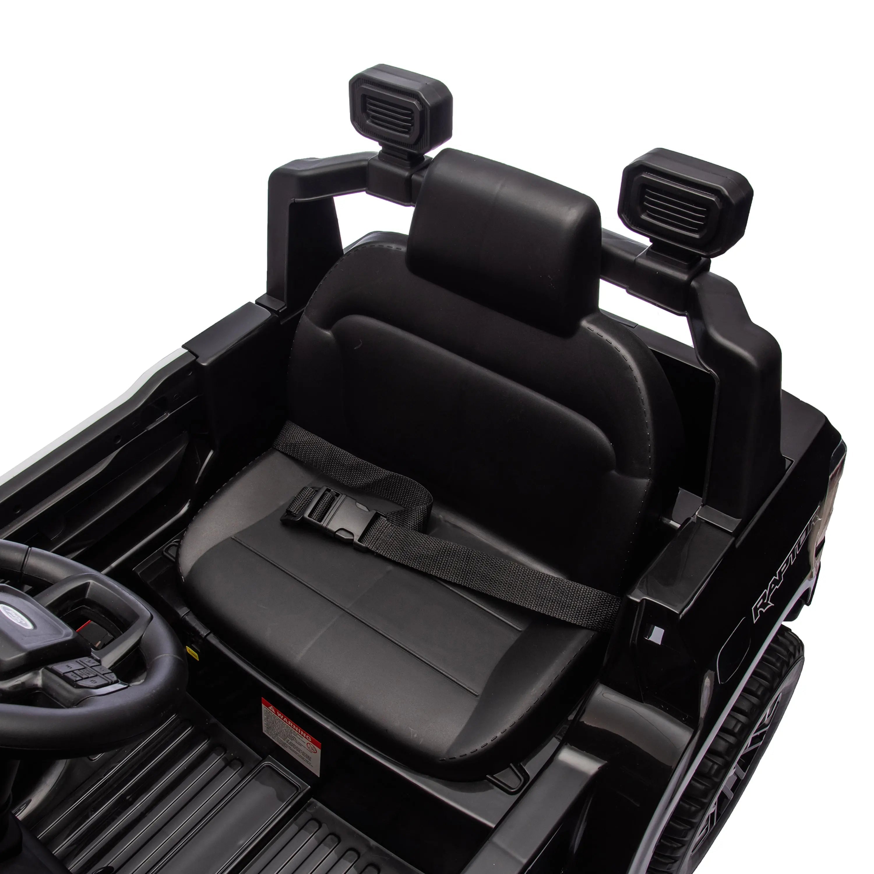 12V Licensed Ford Raptor Police Interceptor Kids Ride-On Truck