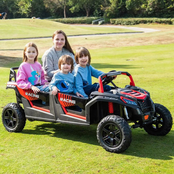 48V Beast XL: World's Fastest Kids' 4-Seater Dune Buggy with Advanced Brushless Motor & Precision Differential