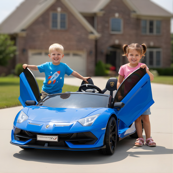 2026 24V Lamborghini Aventador SVJ 2 Seater Kids Ride On DRIFT Car with Remote Control