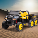 2026 24V 6 Wheel Tractor 2 Seater Kids Ride On Car with Remote Control