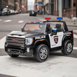 2026 24V GMC Sierra Denali 2 Seater Kids Ride On Car with Remote Control POLICE