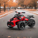 2026 24V Spider 2 Seater Ride-On 3 Wheel Motorcycle