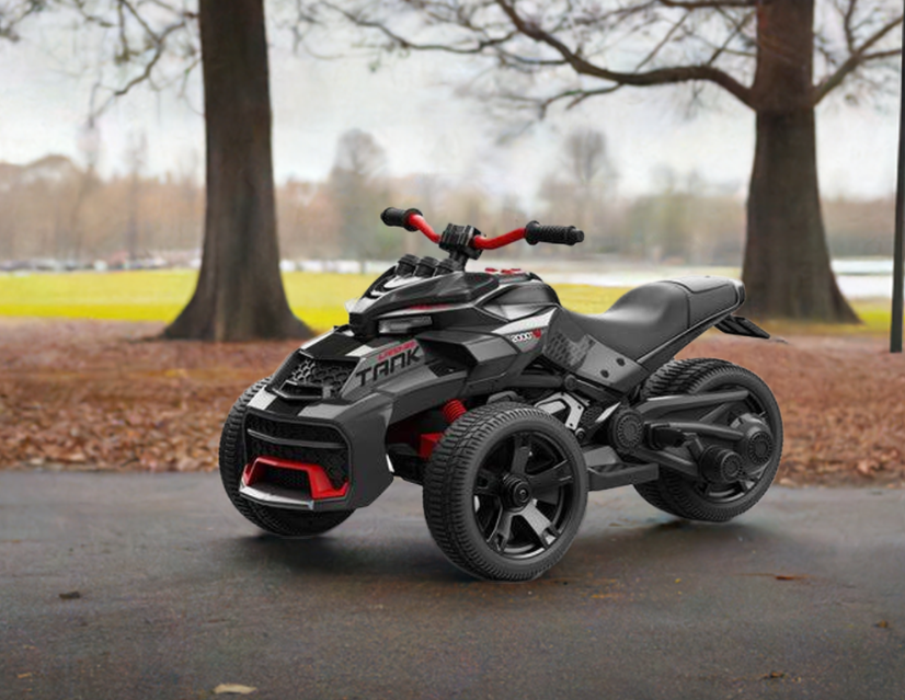 2026 24V Spider 2 Seater 3 Wheel Kids Motorcycle with Remote Control