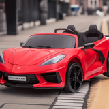 2026 24V Chevrolet Corvette C8 2 Seater Kids Ride On Car with Remote Control