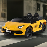 Yellow 24V Lamborghini SVJ Ultimate Drifting Car