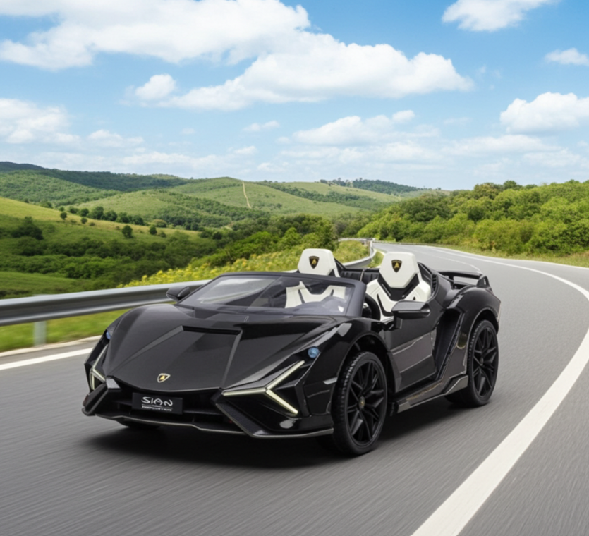 2026 24V Lamborghini Sian 2-Seater Kids Ride On Car DELUXE with Remote Control