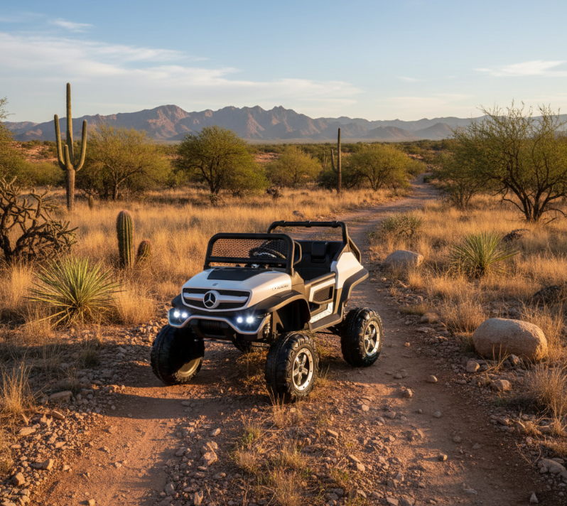 2026 Mercedes Benz Unimog 12V 4x4 Kids Ride On Car with Remote Control