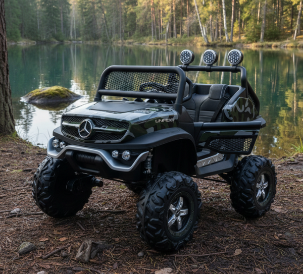 2026 Mercedes Benz Unimog 12V 4x4 Kids Ride On Car with Remote Control