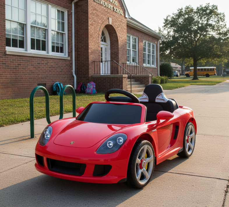 2026 12V Porsche Carrera GT Kids Ride On Car with Remote Control