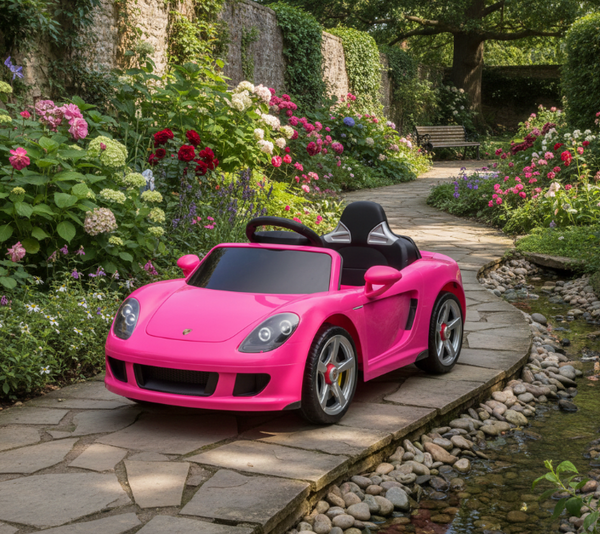 2026 12V Porsche Carrera GT Kids Ride On Car with Remote Control