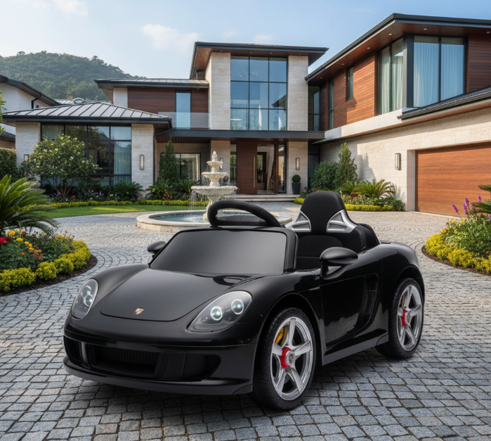 2026 12V Porsche Carrera GT Kids Ride On Car with Remote Control