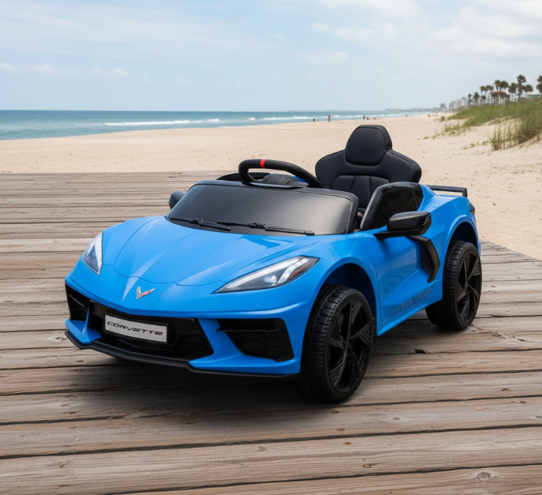 2026 Chevrolet Corvette C8 Stingray 12V Kids Ride On Car with Remote Control
