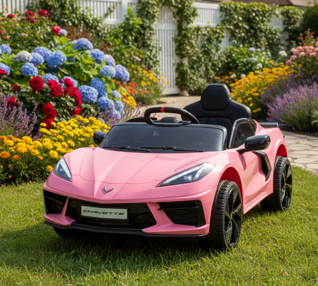 2026 Chevrolet Corvette C8 Stingray 12V Kids Ride On Car with Remote Control