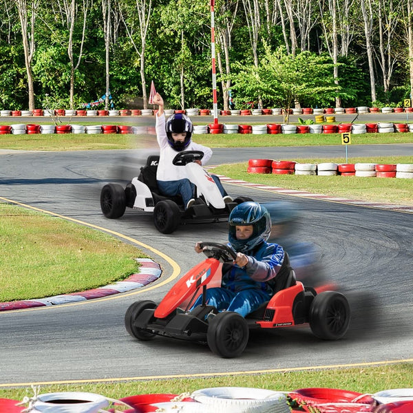 TOBBI 24V Electric Kids Drift Go Kart