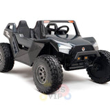  Black 24V/4X4 Dune Buggy Ride On UTV, Rubber Wheels and RC