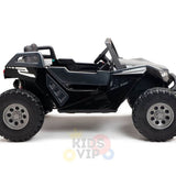  Black 24V/4X4 Dune Buggy Ride On UTV, Rubber Wheels and RC