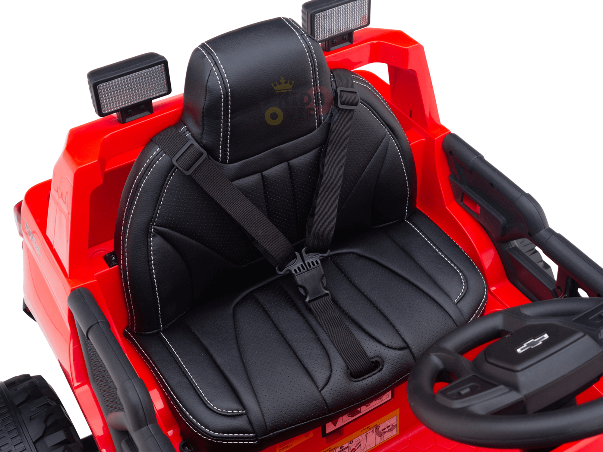 24V Chevrolet Silverado Kids Licensed 1 Seater Ride On Lifted Truck with Remote
