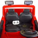 2026 GMC Sierra 2x12V 4X4 2 Seater Kids Ride On Car with Remote Control BLUE